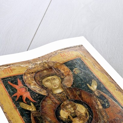 The Mother of God of the Sign, icon, late 17th century by School Russian