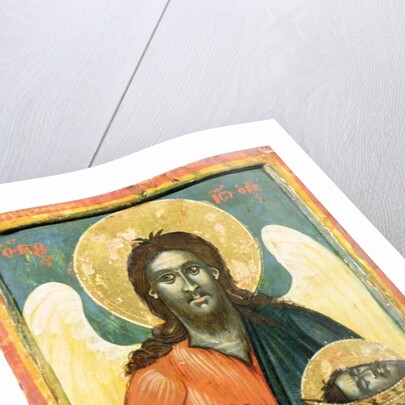 St.John the Baptist, icon from central Greece, 18th century by Anonymous