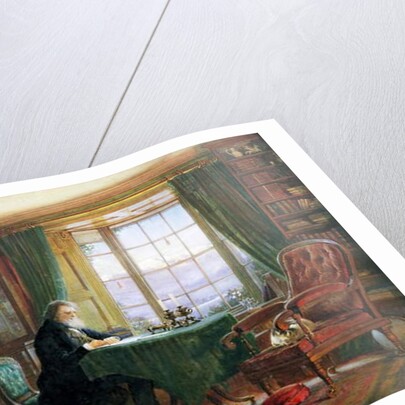 John Ruskin in his study at Brantwood, Cumbria, 1882 by William Gersham Collingwood