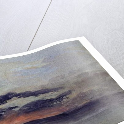 Stormy Sunset by John Ruskin