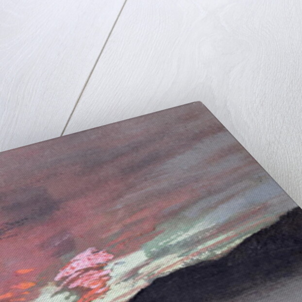 Stormy Sunset from Brantwood, Ruskin's home in Cumbria by John Ruskin