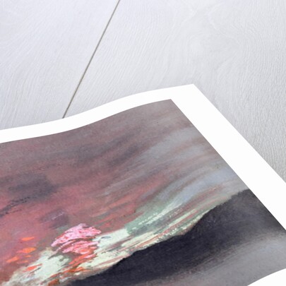 Stormy Sunset from Brantwood, Ruskin's home in Cumbria by John Ruskin