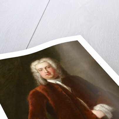 Portrait of an unidentified 18th-century gentleman presented as a portrait of Georg Frideric Handel, 1737 by Charles Philips