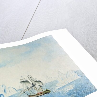 Boats Collecting Ice, c.1773 by English School