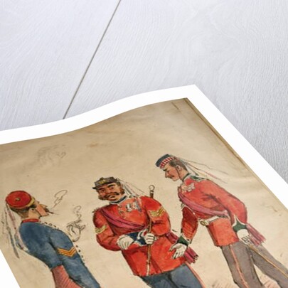 Infantry, Cavalry and Marines Discussion, 1869 by William Masters