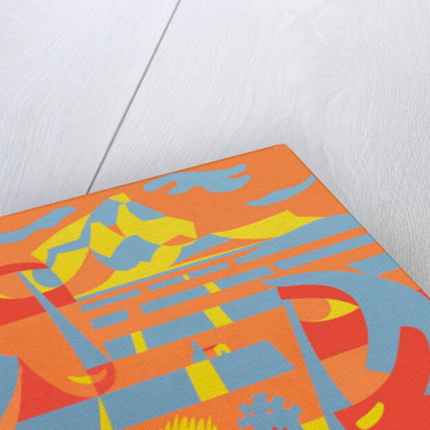 Landscape with faces, 2007 by Ron Waddams