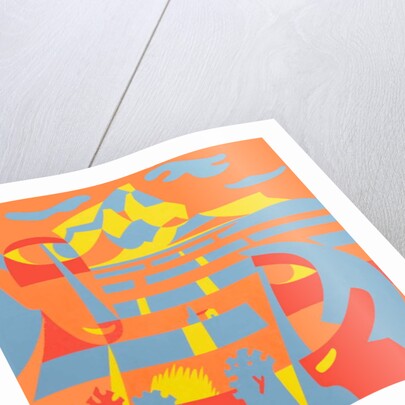 Landscape with faces, 2007 by Ron Waddams