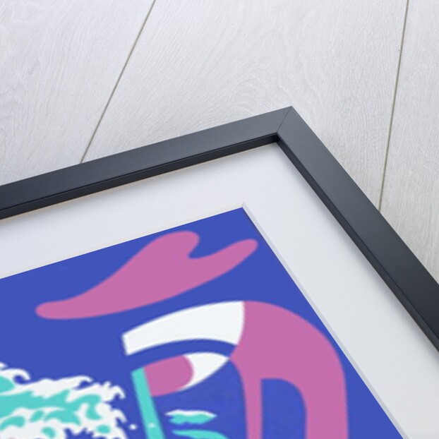 Seascape with faces, 2007 by Ron Waddams