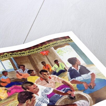 Kava Drinking Ceremony, Fiji, 1999 by Robert Tyndall
