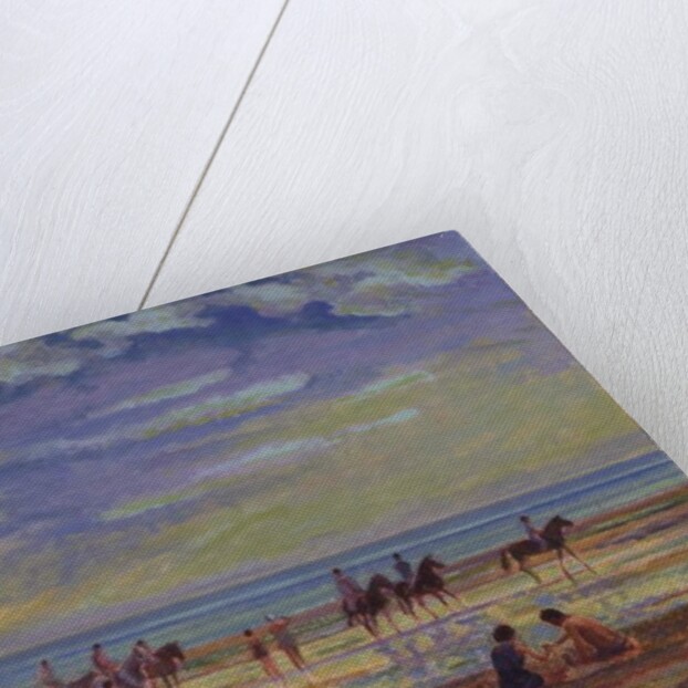 Ponies on Ferring Beach by Robert Tyndall