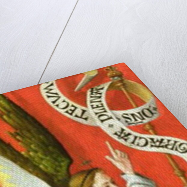 Angel Holding a Banner by German School