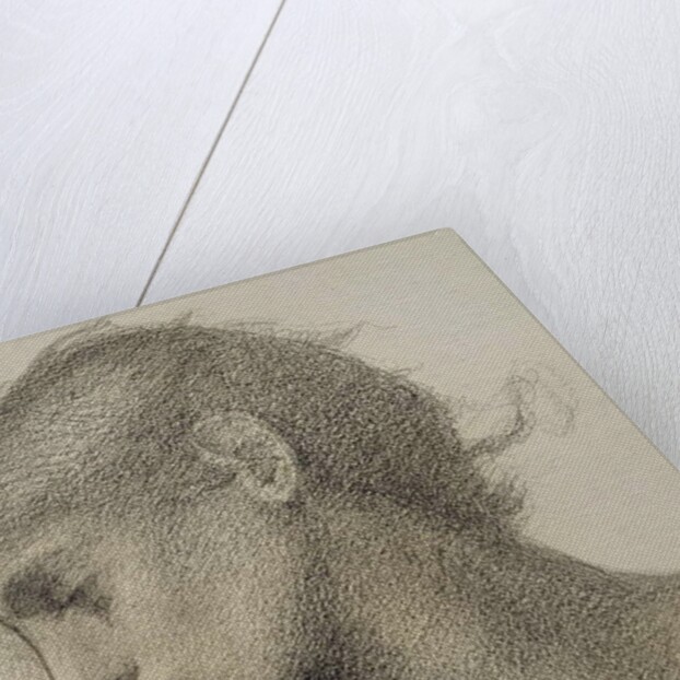Study of a Head, for 'The Mill', c.1872-80 by Edward Coley Burne-Jones