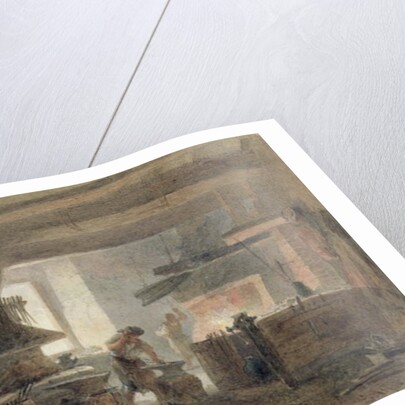 A Smithy at Seville by Edward Angelo Goodall