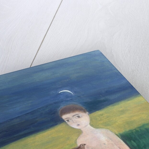 Boy with Bird, 2002 by Roya Salari