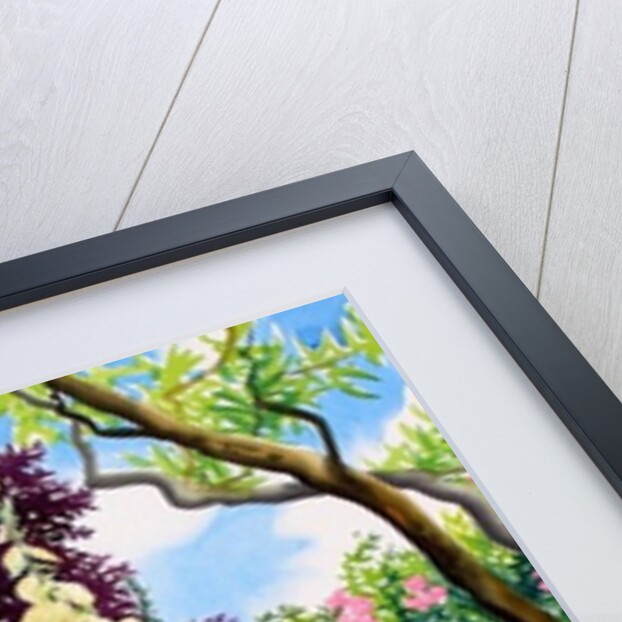 Garden with Flowering Yucca, 2014 by Christopher Ryland