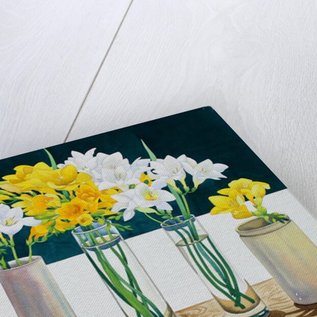 Still Life Freesias, 2015 by Christopher Ryland