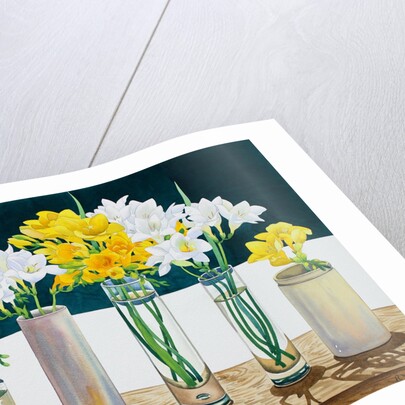 Still Life Freesias, 2015 by Christopher Ryland