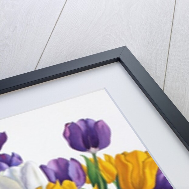 Tulips in Glass Vase, 2015 by Christopher Ryland