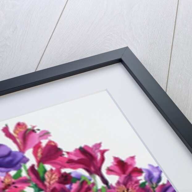 Flowers with Red Rose by Christopher Ryland