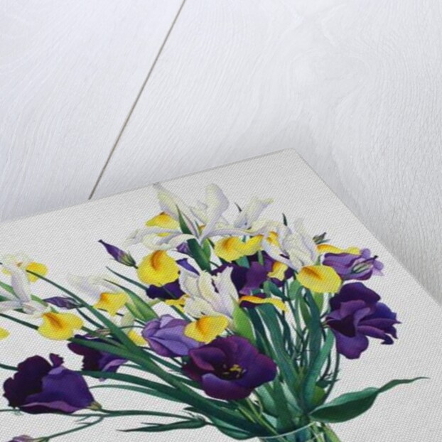 Flowers with Face from an Icon, 2014 by Christopher Ryland