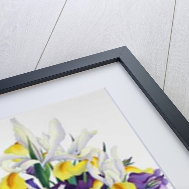 Flowers with Face from an Icon, 2014 by Christopher Ryland