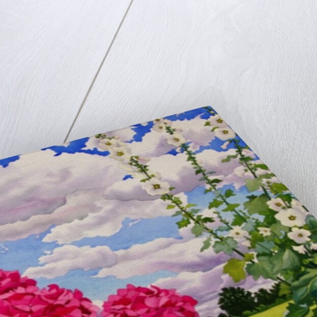 Flowers at the edge of a meadow, 2008 by Christopher Ryland