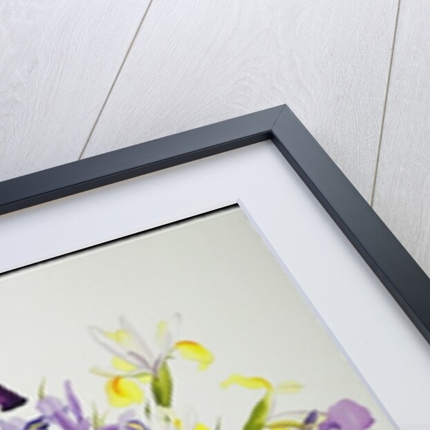 Irises and Lilies in a Dutch Jug, 1990 by Christopher Ryland