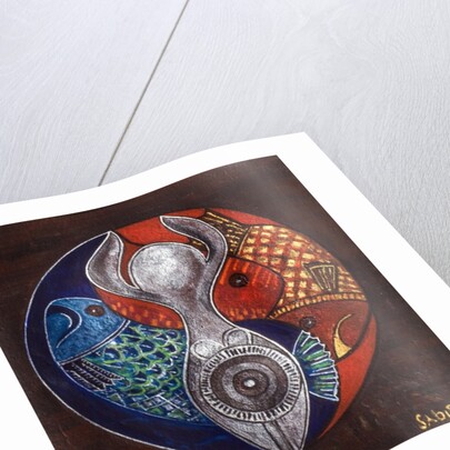 Virgo-Pisces, 2009 by Sabira Manek