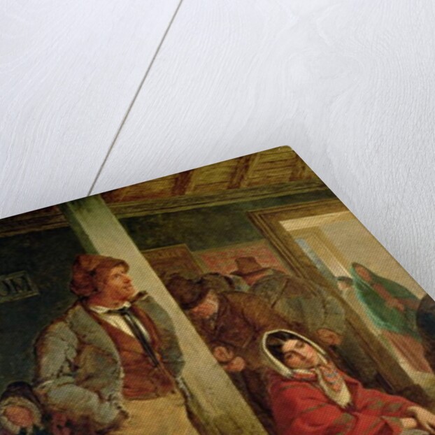 Irish Emigrants Waiting for the Train, 1864 by Erskine Nicol