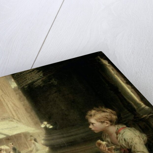 A Share of the Crust, 1871 by Augustus Edward Mulready