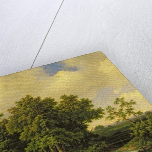 Landscape, 1853 by Barend Cornelis Koekkoek