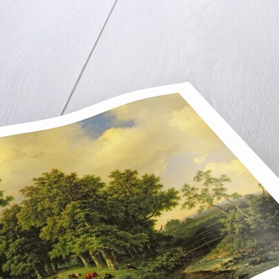 Landscape, 1853 by Barend Cornelis Koekkoek