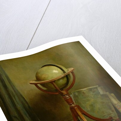 Globe and Maps, 19th-20th century by Ernest Leopold Sichel