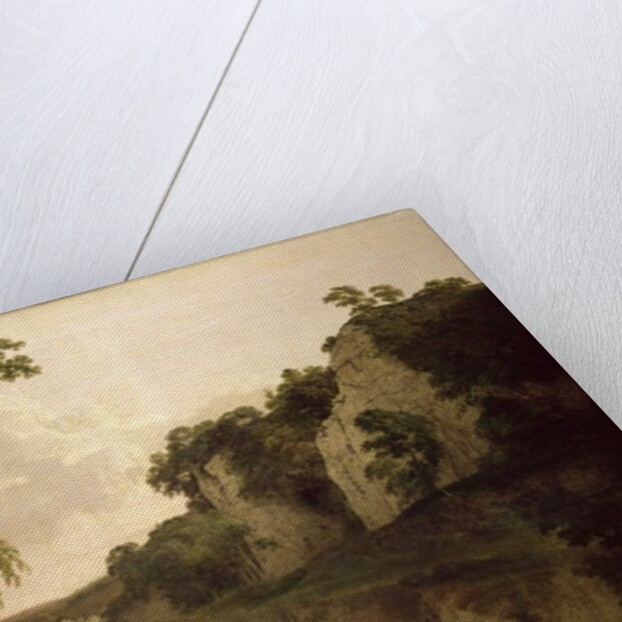 Landscape with Dale Abbey, Derbyshire, c.1785 by Joseph Wright of Derby