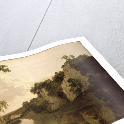 Landscape with Dale Abbey, Derbyshire, c.1785 by Joseph Wright of Derby