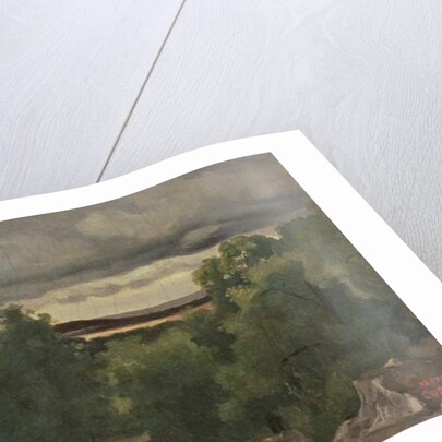 Au Petit Chaville, 1835-40 by Jean Baptiste Camille Corot