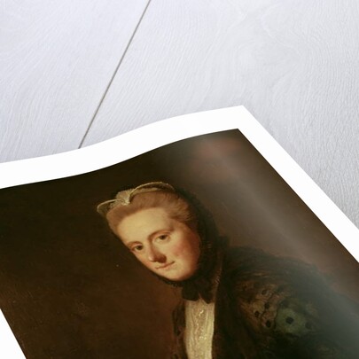 Portrait of the Hon. Mrs Clarges, Daughter of the 1st Viscount Barrington by Allan Ramsay