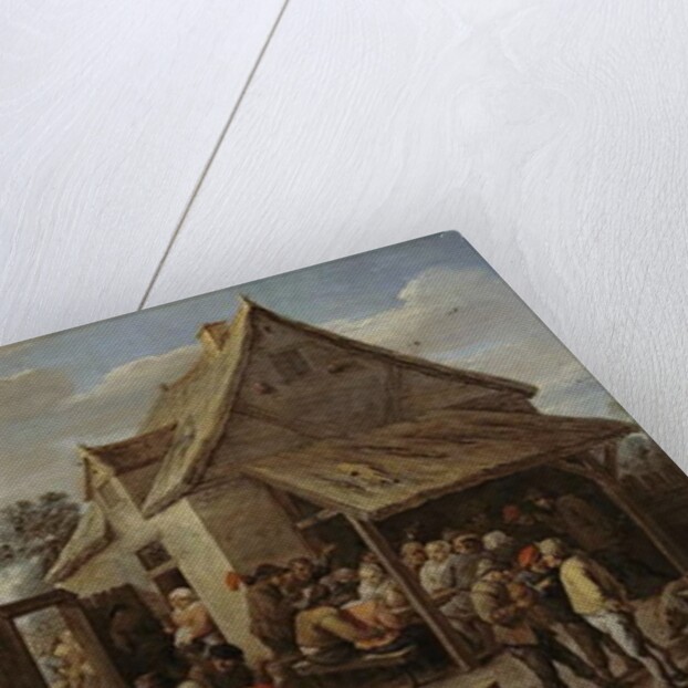 The Yard of an Inn, 1650-60 by David the Younger Teniers