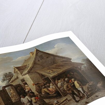 The Yard of an Inn, 1650-60 by David the Younger Teniers