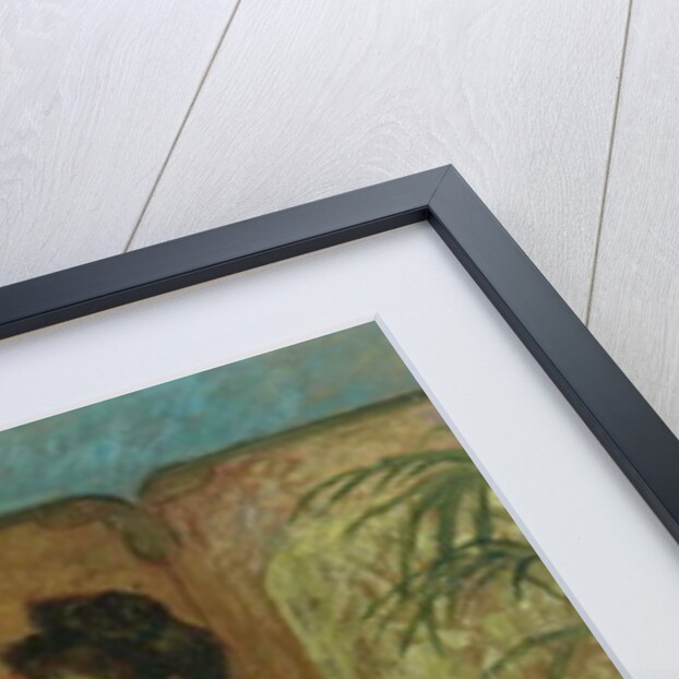 Lamplight Study of Interior with Lady, 1891 by Frank Dicksee