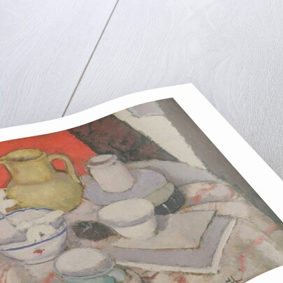 Still Life on Table by Anne Redpath
