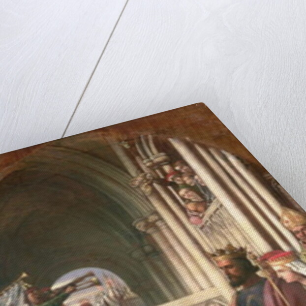 Edward III Conferring the Order of the Garter of Edward the Black Prince, 1847 by Charles West Cope