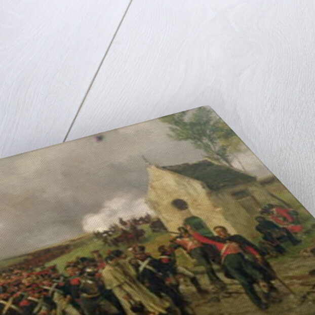 Wellington's March from Quatre Bras to Waterloo, c.1878 by Ernest Crofts