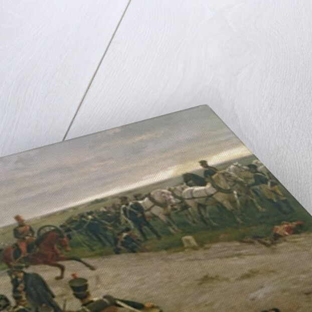 The Morning of The Battle of Waterloo: the French Await Napoleon's Orders, 1876 by Ernest Crofts