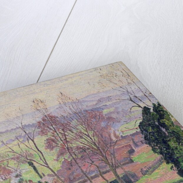 A February Morning, East Knoyle, Wiltshire, 1917 by Lucien Pissarro