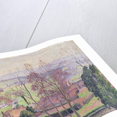 A February Morning, East Knoyle, Wiltshire, 1917 by Lucien Pissarro