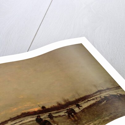 Winter Scene by Ludwig Munthe