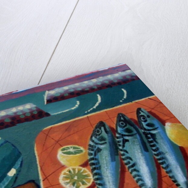 Three Mackerel by Sara Hayward