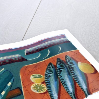 Three Mackerel by Sara Hayward