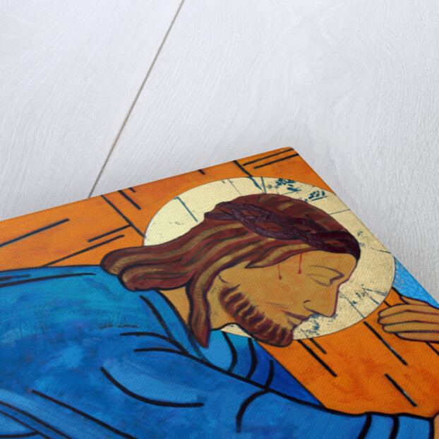 Jesus falls under the cross, 2017 by Sara Hayward